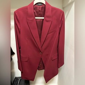 Theory Etiennette B Blazer in Mulberry